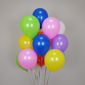 Воздушные шары с гелием Ассорти пастель